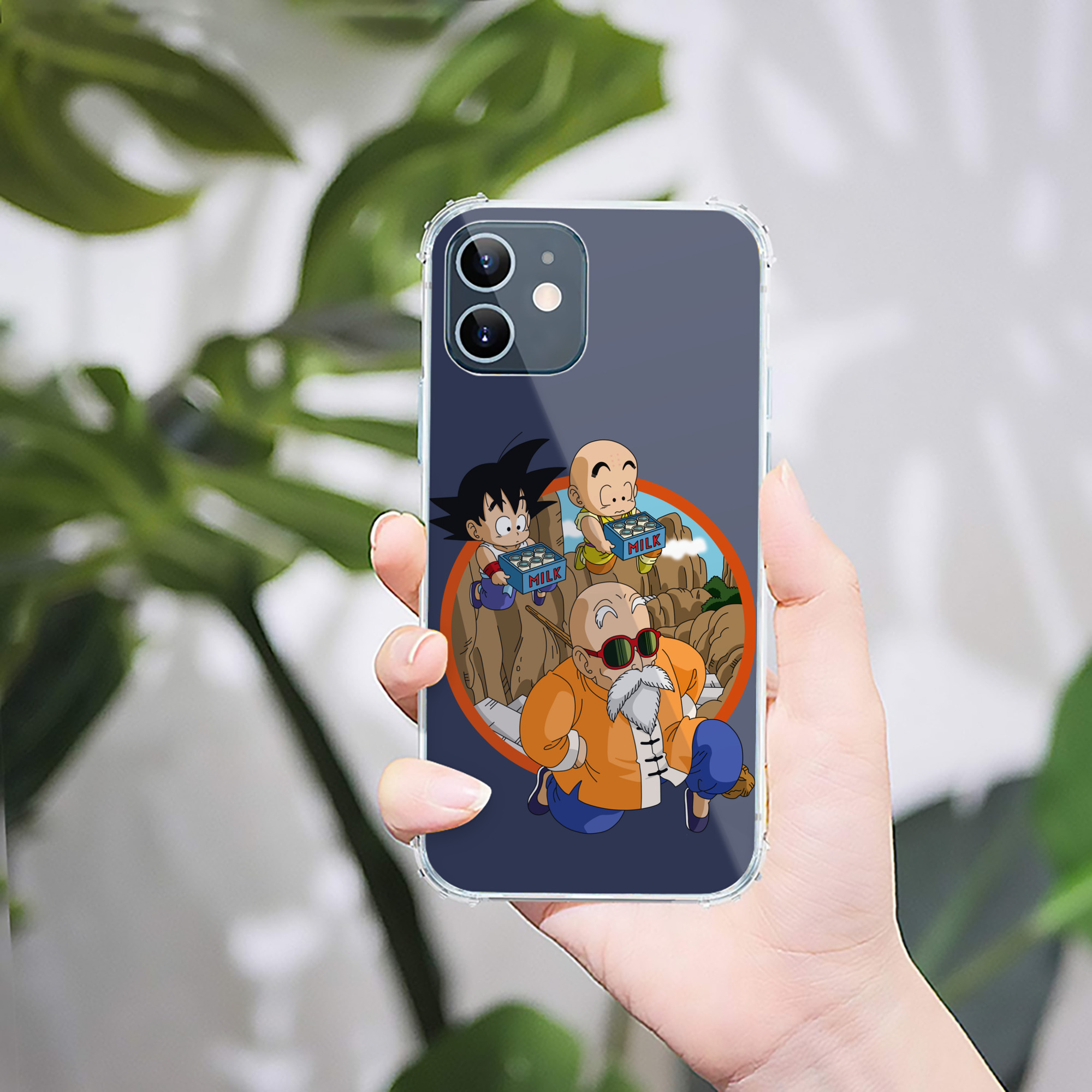（画像用） ドラゴンボール 亀仙人（かめせんにん） DRAGON BALL Master Roshi Kame Sennin 【iPhone 12シリーズ対応】透明スマホケース（クリアソフトケース）